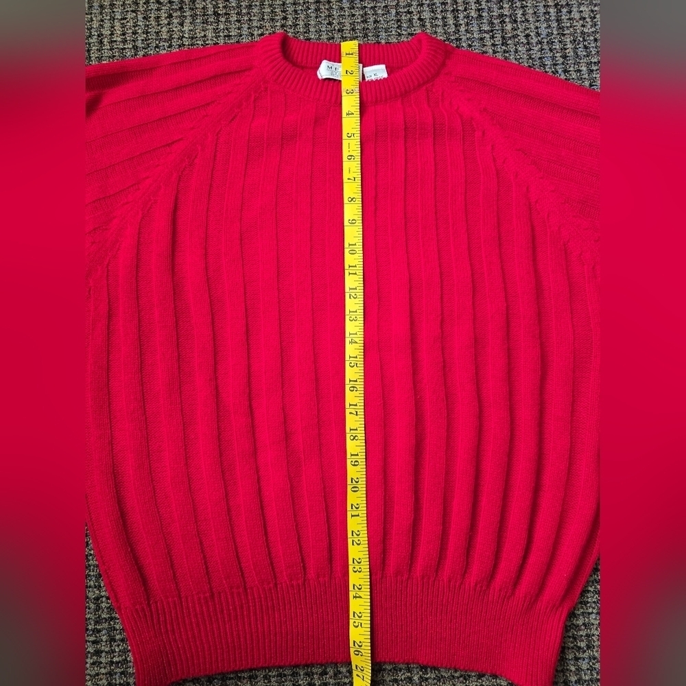 Vintage man knitted wool sweater from the year 80 and 90 - Picture 11 of 12
